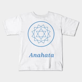 ArtStation66 - Yoga Chakra Symbol Design - Anahata - Heart Chakra Kids T-Shirt